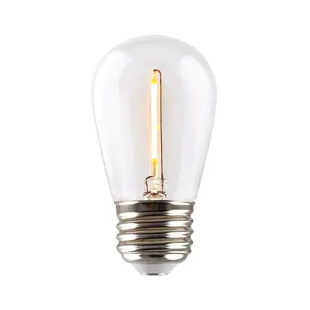 12 pack - Green Creative 36077 1W S14 Warm White LED Light Bulb