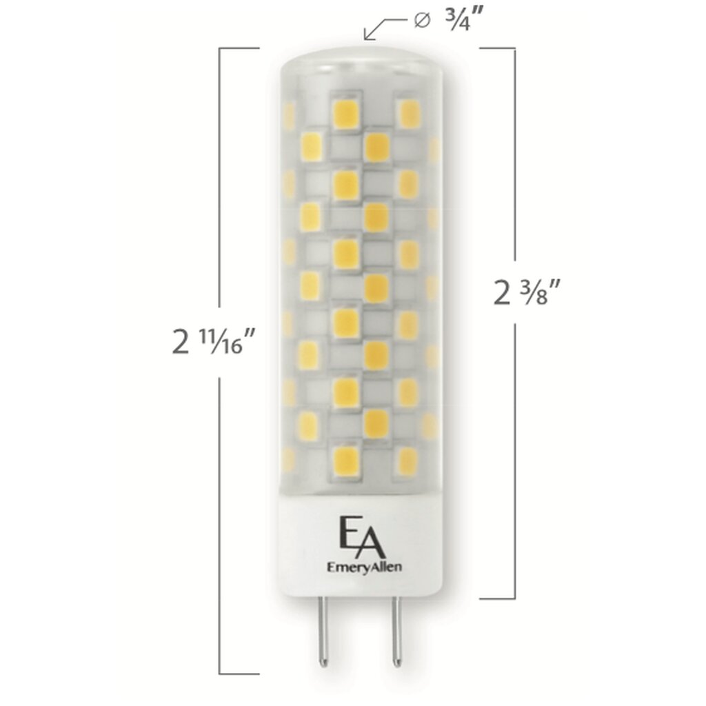 EmeryAllen EA-G8-7.0W-001-279F-D 7W Warm White LED Light Bulb