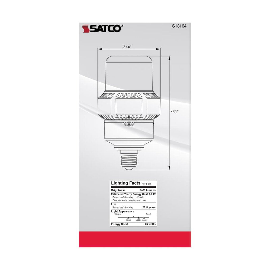 Satco S13164 22W/45W LED Light Bulb