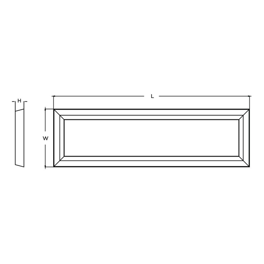 AFX ZUL12483200L30D1WH 39W LED Dimmable Fixture Zurich 51'' Decorative