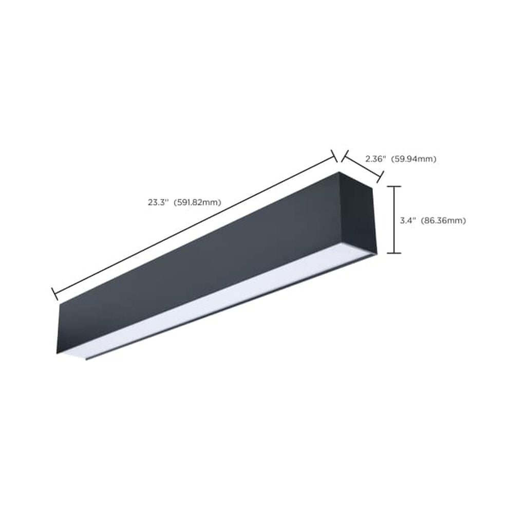 Satco 65-1280 15W/20W/25W LED Dimmable Fixture 2' CONNECTABLE LINEAR