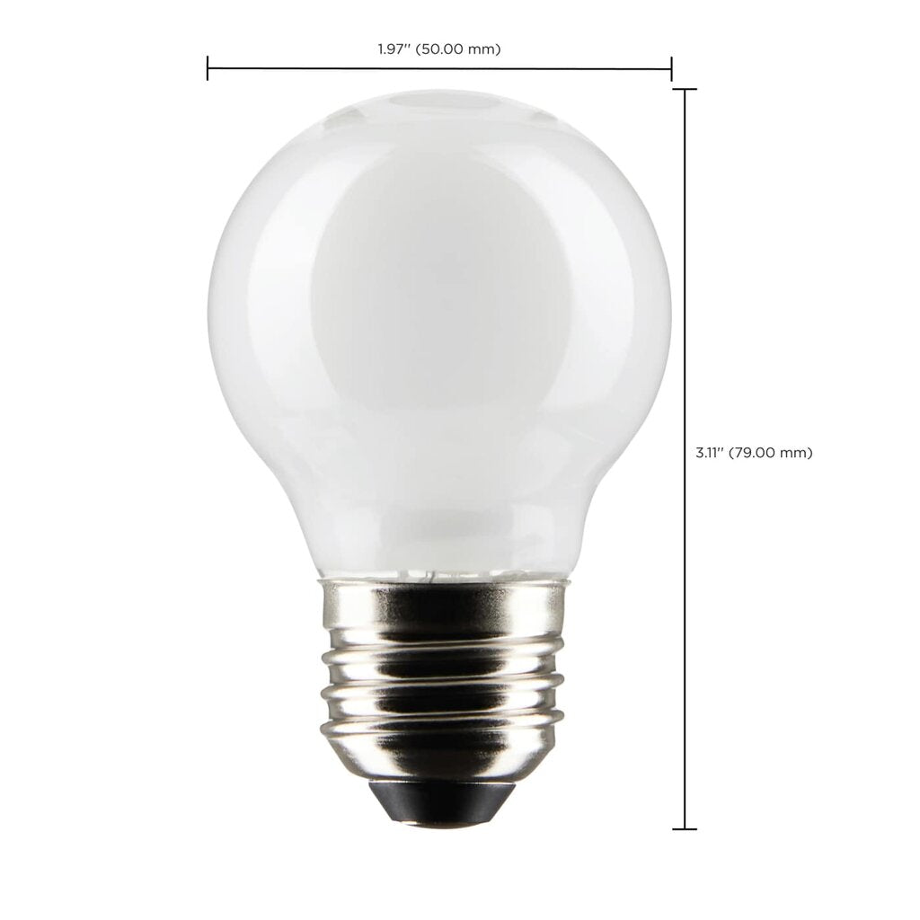 2 pack - Satco S21816 4.5W G16.5 Warm White LED Light Bulb