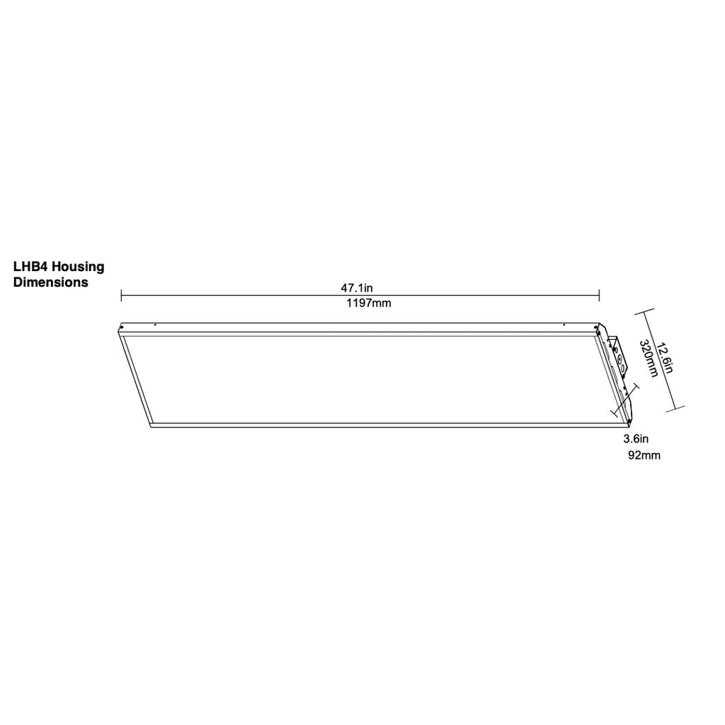 Halco 30287 240W/280W/320W LED Bath Dimmable Fixture ProLED Select