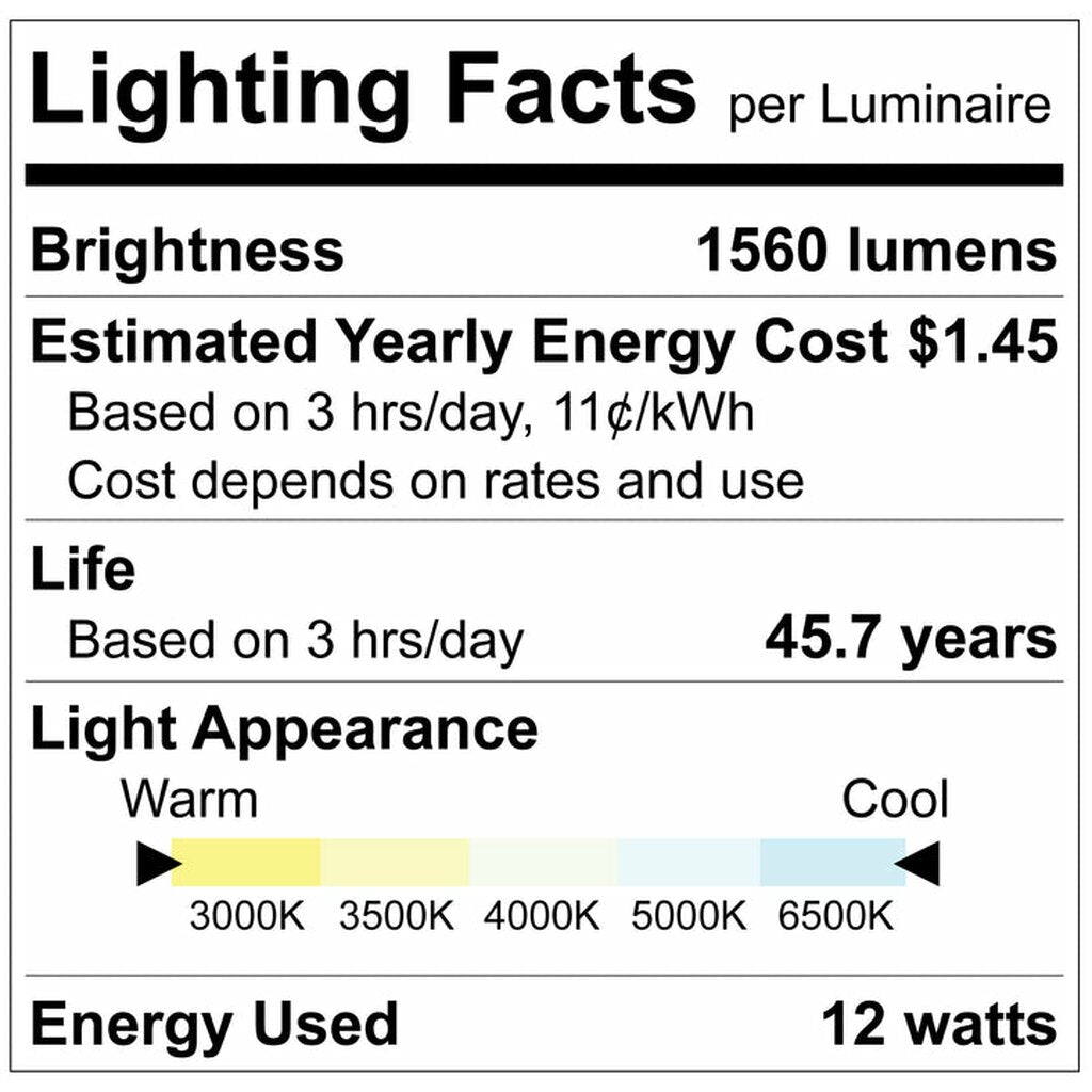 Luxrite LR34243 12W T8 LED Light Bulb