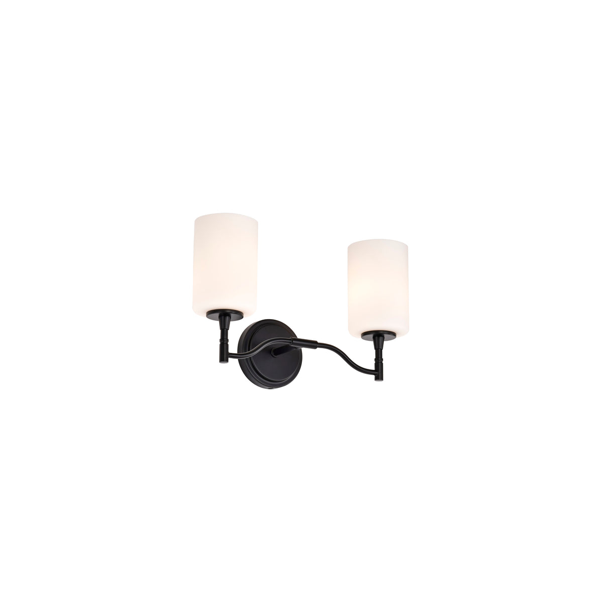 Nuvo 60-8212 Liam, 2 Light Vanity, Matte Black