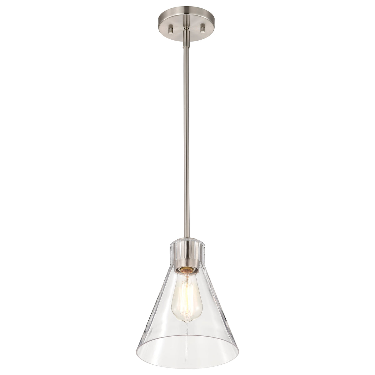 Nuvo 60-8337 Gianna, Mini Pendant, Brushed Nickel Finish