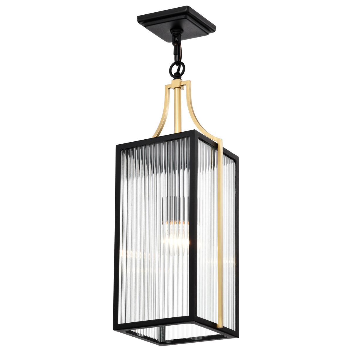 Nuvo 60-8505 Holden, Hanging Pendant, Gold and Black Finish