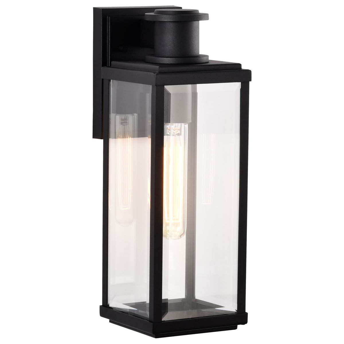 Nuvo 60-8511 Luca, Medium Outdoor Lantern, Sand Black Finish