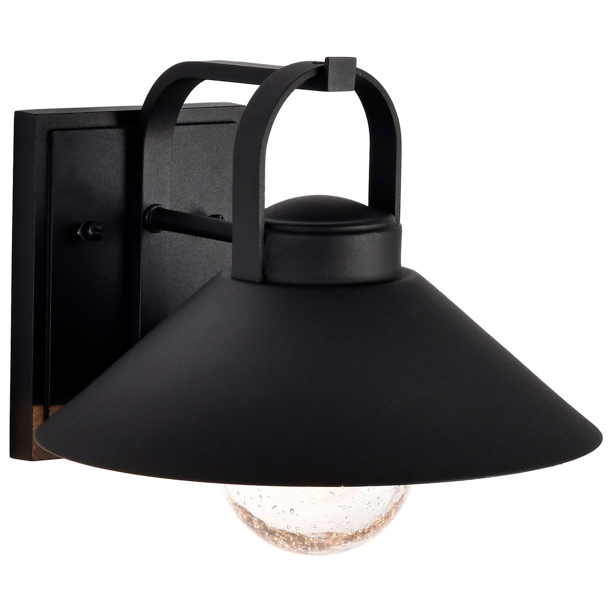 Nuvo 60-8541 Ridge, Medium Outdoor Lantern, Black Finish