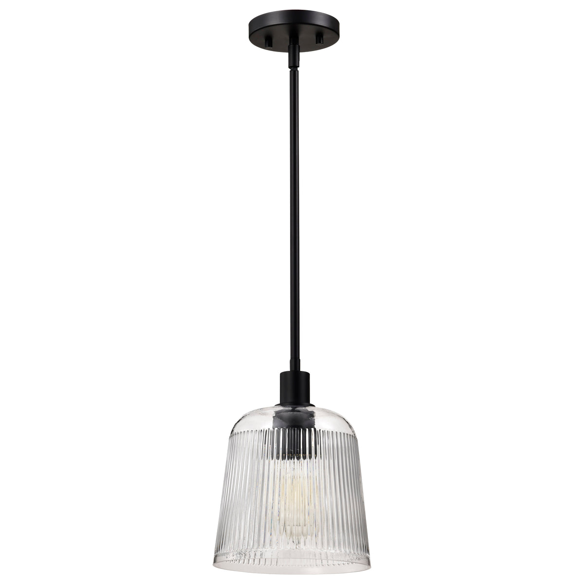 Nuvo 60-8606 Grayson, Small Pendant, Matte Black Finish