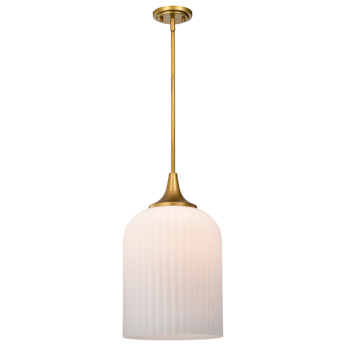 Nuvo 60-8666 Solara, Pendant, Natural Brass Finish