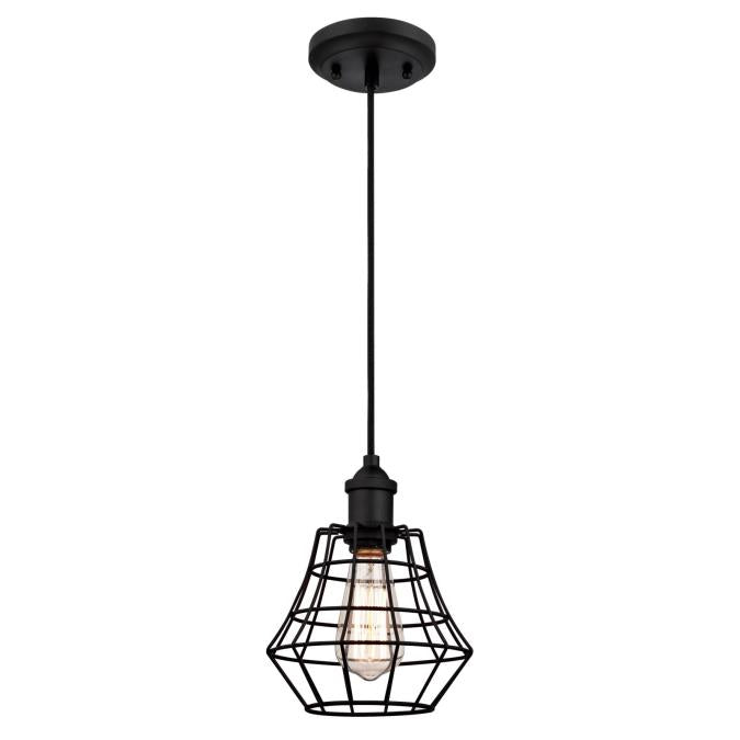Westinghouse 6105300 Pendant Fixture 1 Light Mini Matte Black Finish