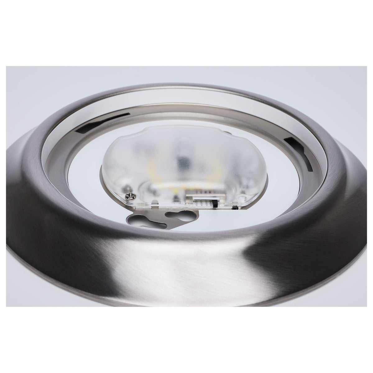 Nuvo 62-1802R1 7 Inch LED Disk Light, 27K/3K/35K/4K/5K CCT Selectable, Brushed Nickel Finish