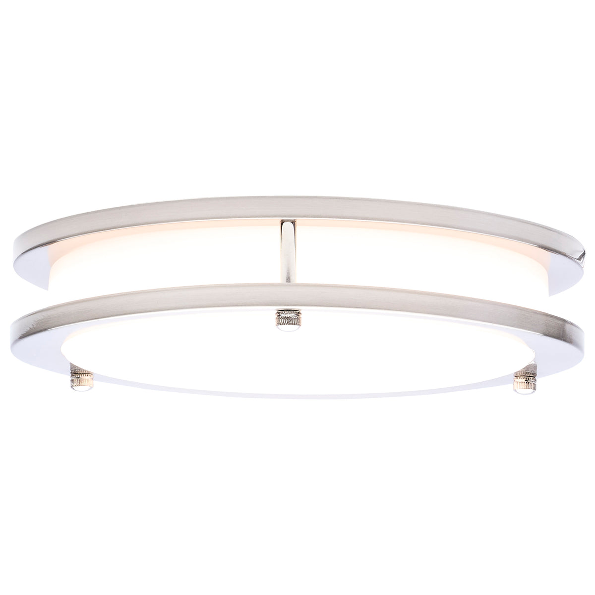 Nuvo 62-1875 Glamour, LED 10 Inch Flush Mount, Brushed Nickel Finish