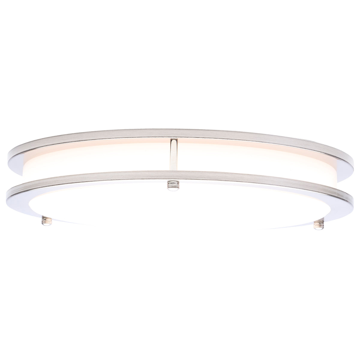 Nuvo 62-1876 Glamour, LED 13 Inch Flush Mount, Brushed Nickel Finish