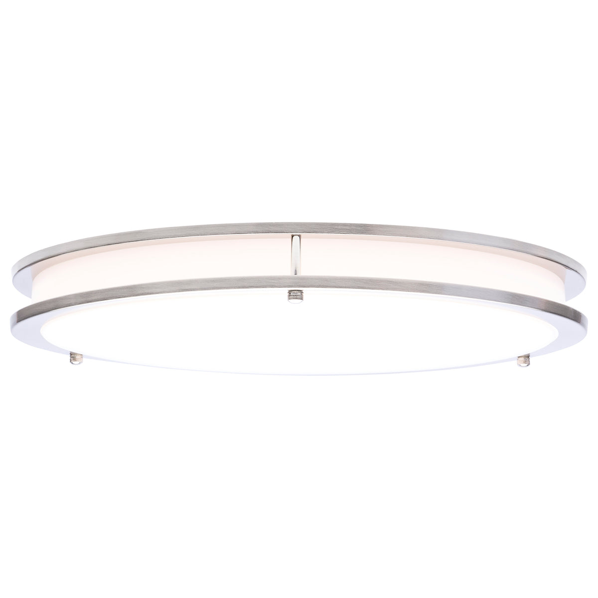 Nuvo 62-1877 Glamour, LED 17 Inch Flush Mount, Brushed Nickel Finish