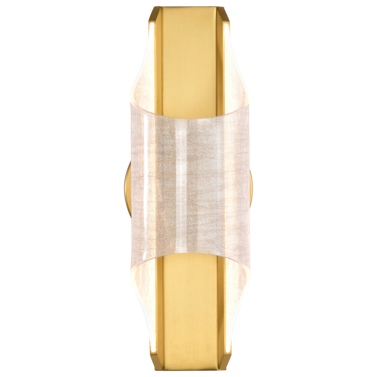 Nuvo 62-2414 Idris, LED 1 Light Wall Sconce, Vintage Brass Finish