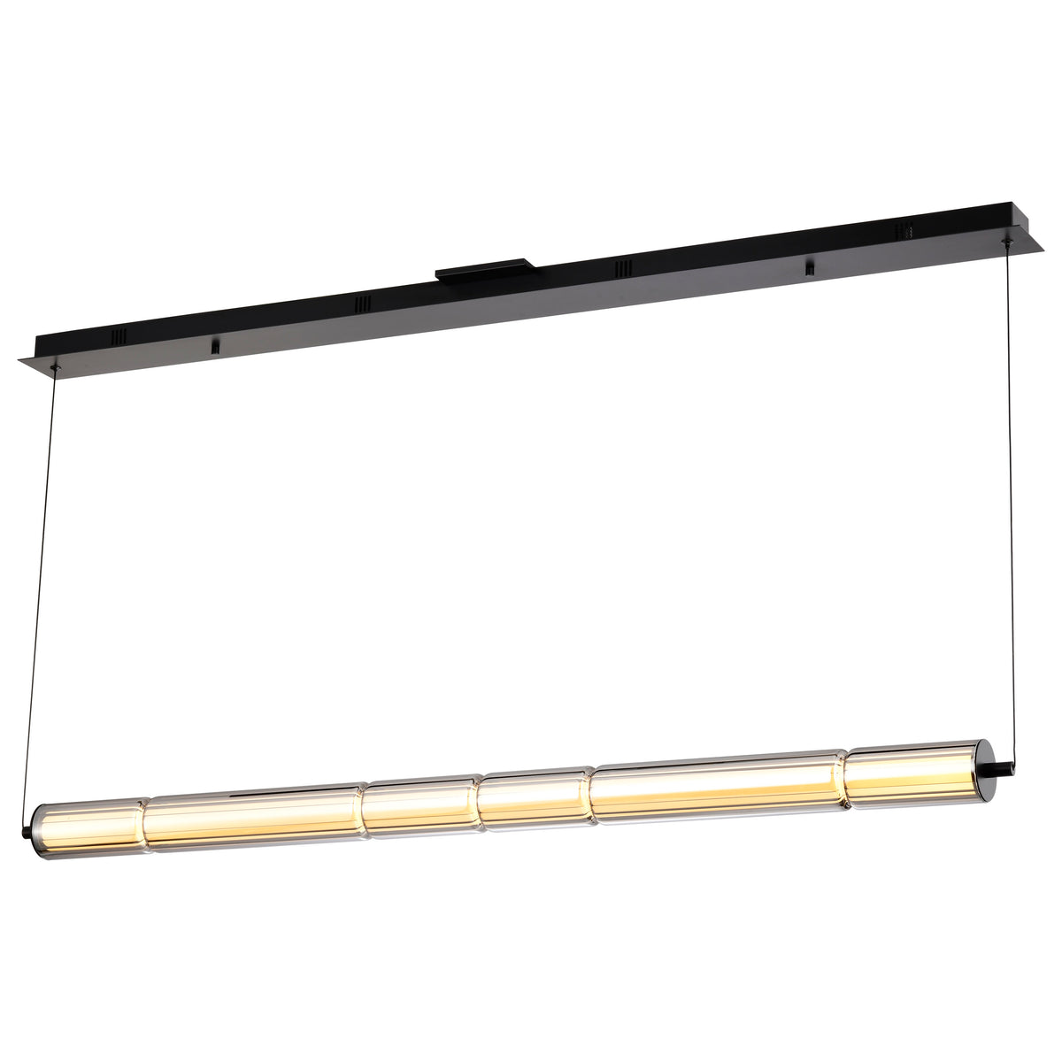 Nuvo 62-2452 Evander, LED 48 Inch Island Pendant, Matte Black Finish