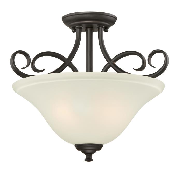 Westinghouse 6306500 Close-to-ceiling Fixture 2 Light Semi-Flush Oil