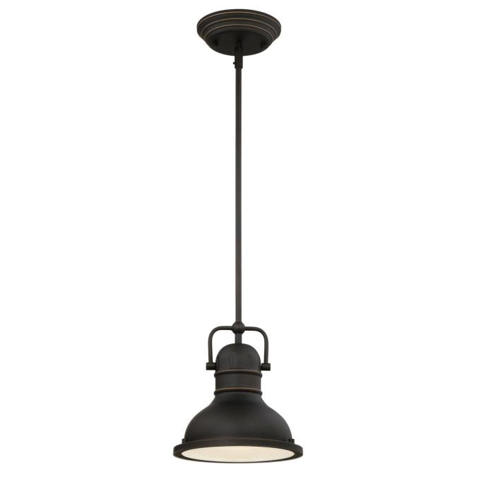 Westinghouse 63082A Pendant Fixture 1 Light LED Mini Oil Rubbed Bronze