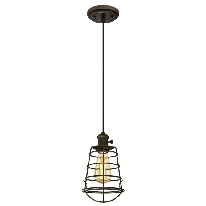 Westinghouse 6323600 Pendant Fixture 1 Light Mini with Turn Knob Oil