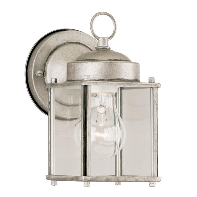 Westinghouse 6468400 Wall Pack Fixture 1 Light Wall Antique Silver