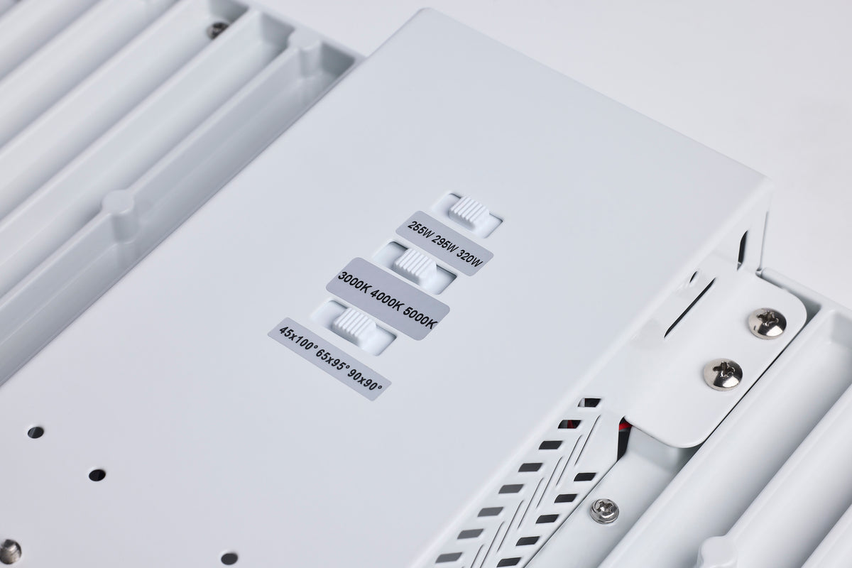 Nuvo 65-1513 LED Linear High Bay, 320/295/255 Wattage Selectable, 3K/4K/5K CCT Selectable