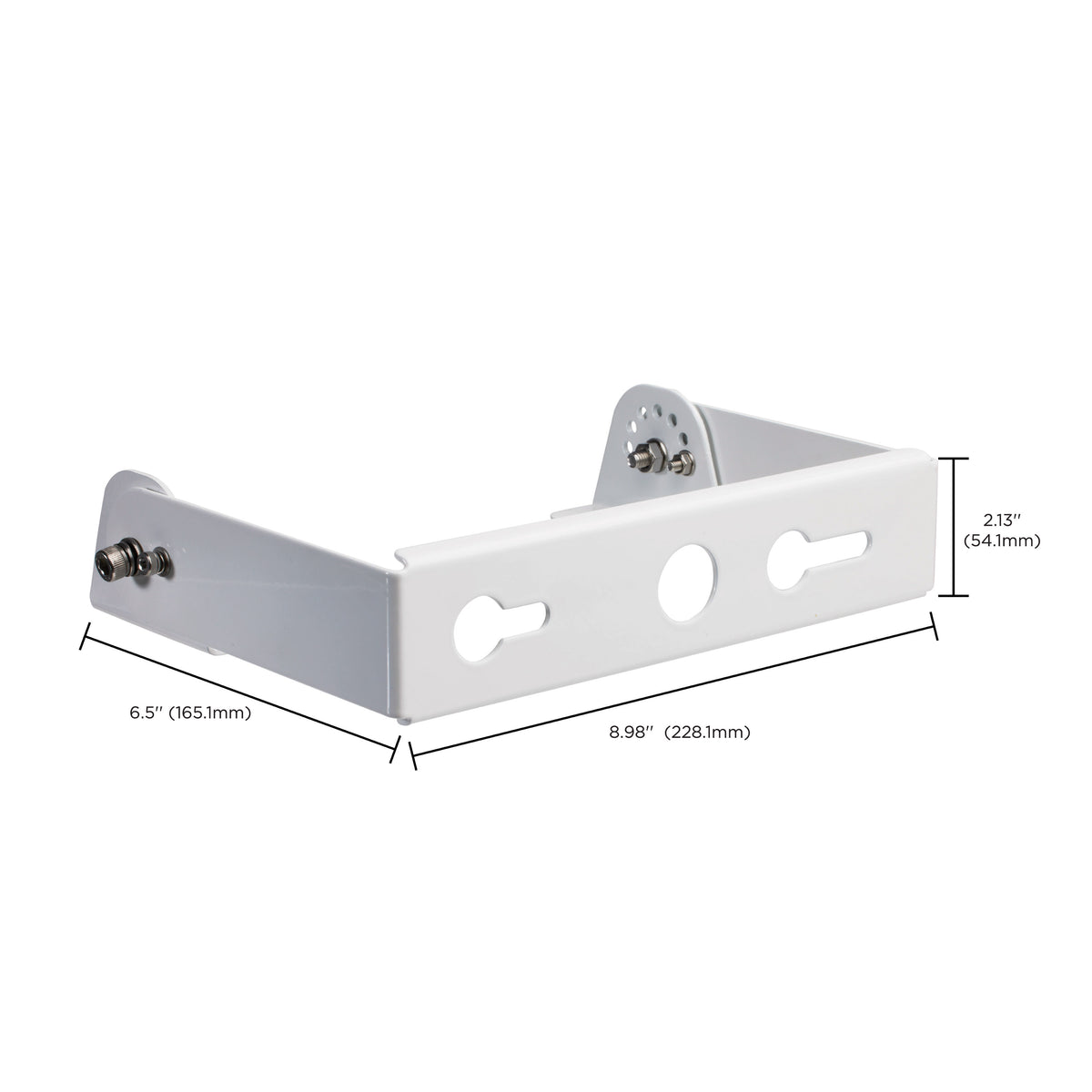 Nuvo 65-763 Yoke Mount Bracket, White Finish, For Use With Gen 2 100W/150W and CCT & Wattage Selectable UFO High Bay Fixtures