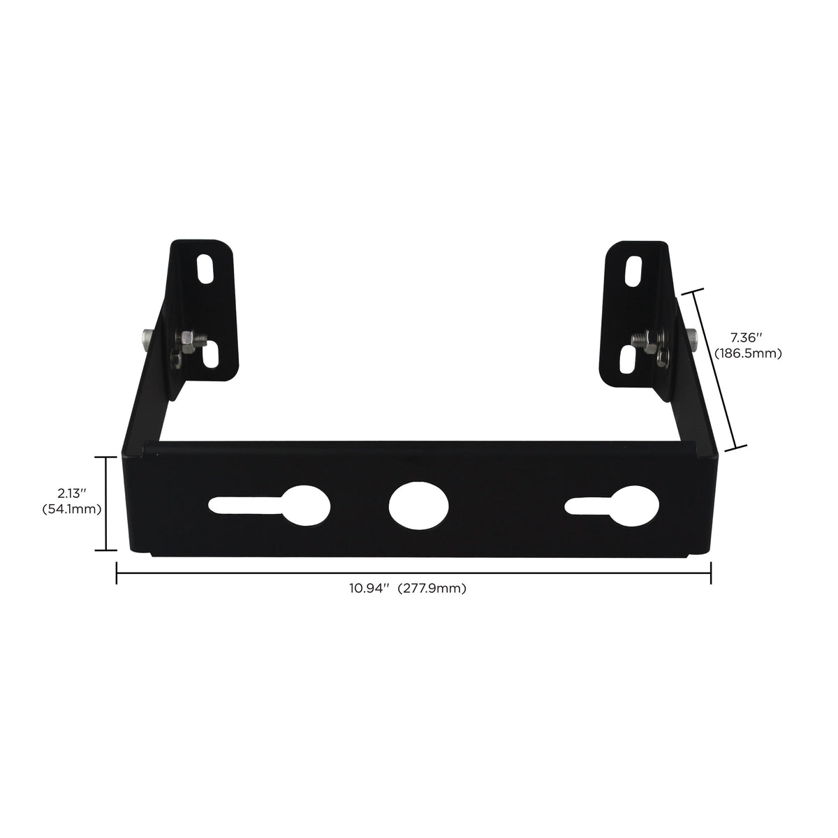 Nuvo 65-766 Yoke Mount Bracket, Black Finish, For Use With Gen 2 200W/240W & CCT & Wattage Selectable UFO High Bay Fixtures
