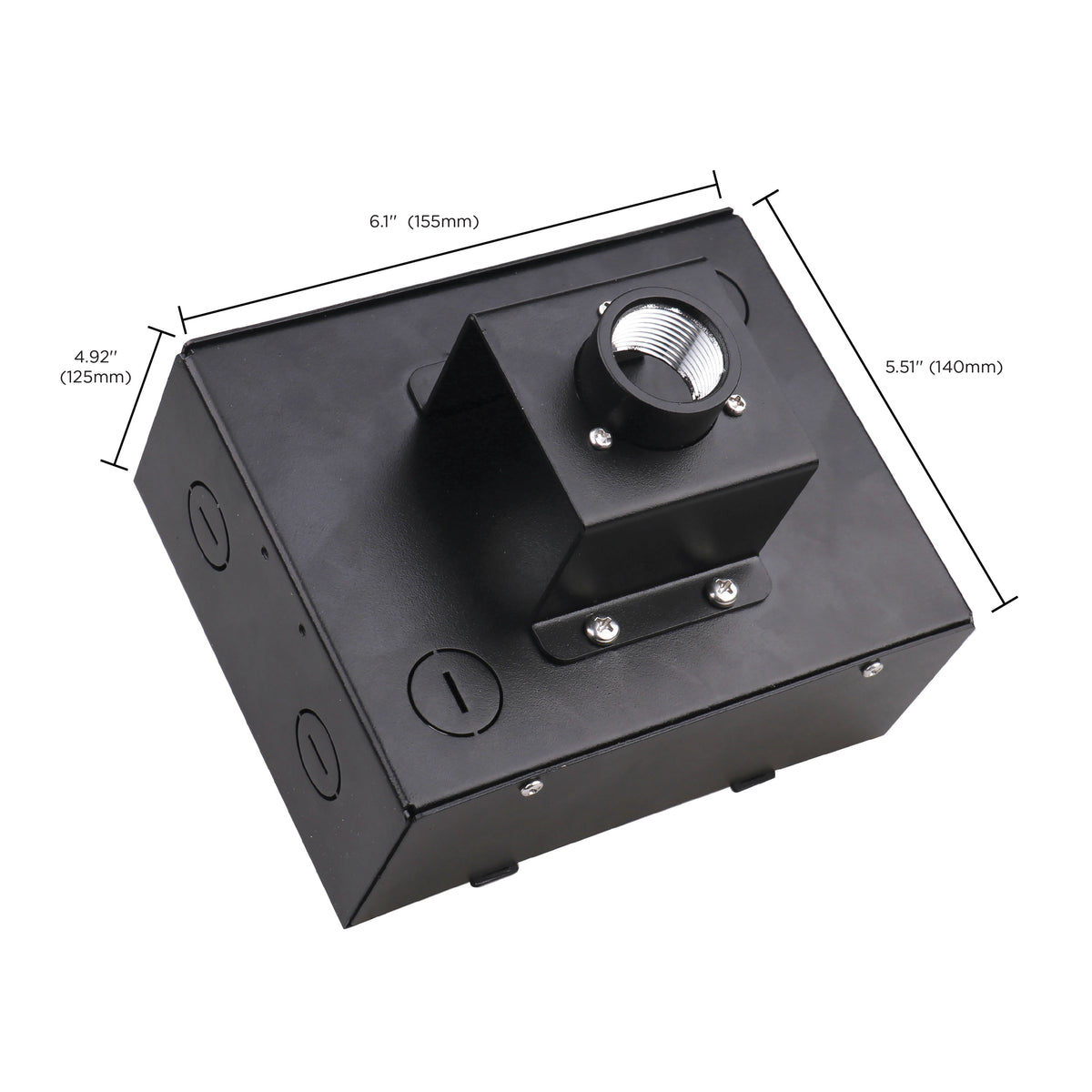 Nuvo 65-769 3/8" to 3/4" Pendant Adapter, Black Finish, For use with Gen 2 and CCT & Wattage Selectable UFO LED High Bay Fixtures