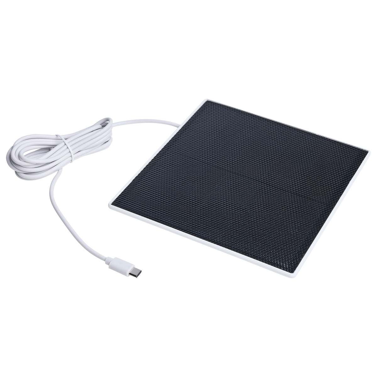 Nuvo 65-926 Starfish, Smart Outdoor Pan & Tilt Camera Battery includes optional solar panel, Black / White Finish