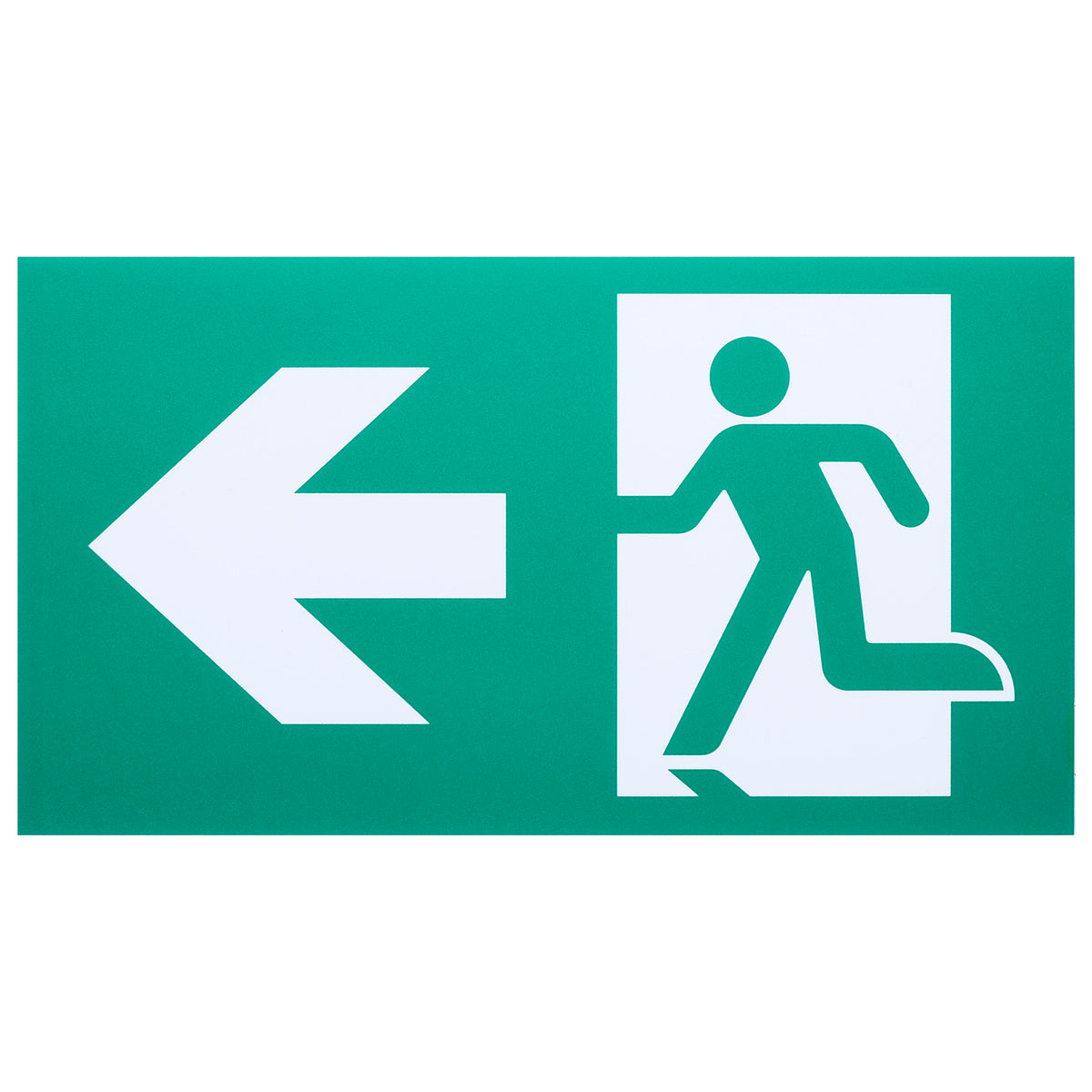 Nuvo 67-560 Running Man Green Exit Sign, 120/347V, 2HR backup