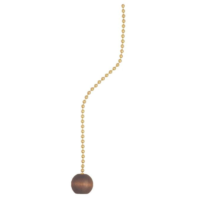 6 pack - Westinghouse 7066100 LAMP ACCESSORY Walnut Wooden Ball Pull