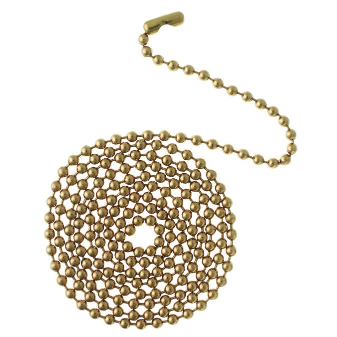 6 pack - Westinghouse 7701200 1 Ft. Beaded Chain with Connector Solid