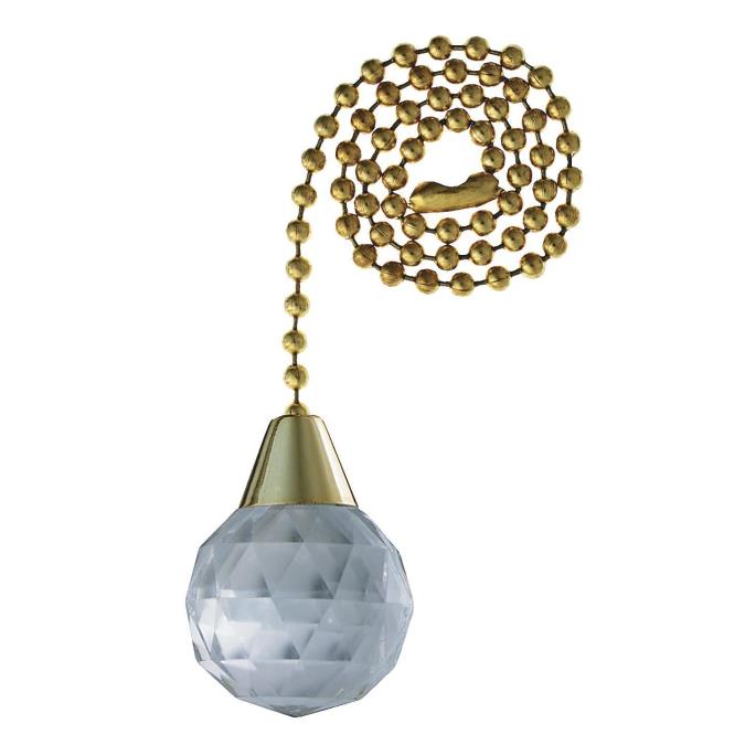 6 pack - Westinghouse 7708400 Prismatic Acrylic Sphere Polished Brass