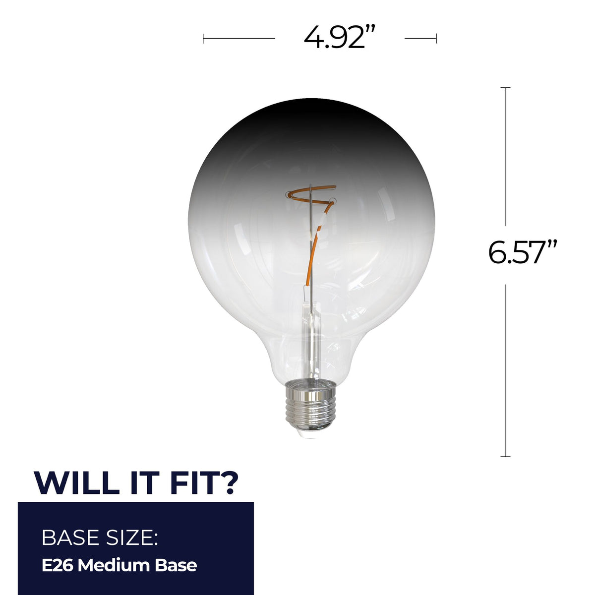 Bulbrite 776997 4.5W G40 LED Light Bulb