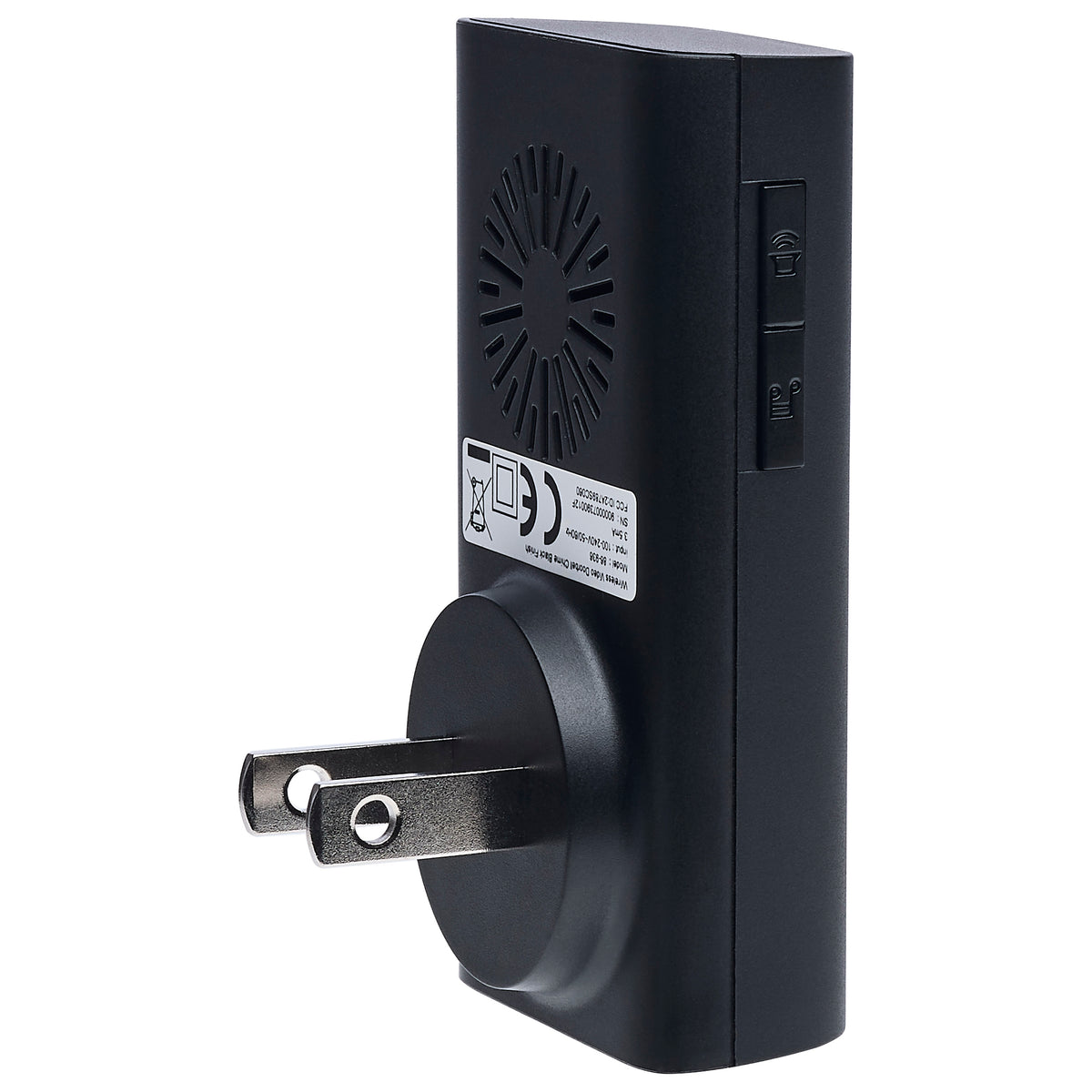 Nuvo 86-936 Starfish, Chime for Smart Doorbell Cam, Black Finish