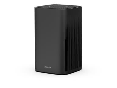 MaxLite AP215SF3B Air Purifier Table Top 25W DC MOTOR/ 120V With Filter And 6 Ft Power Cord. 8.9IN X 8.9IN X 14.4IN. Effective Area: 218 Sqft. Gen 3. Black Finish