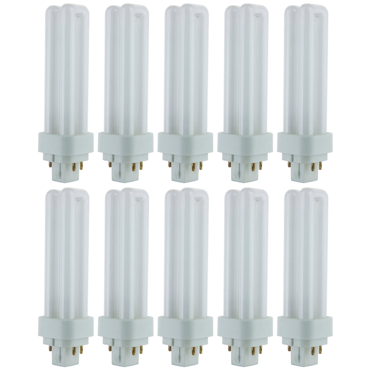 10 pack - Sunlite 40535-SU 13W Quad-Tube Cool White CFL Light Bulb