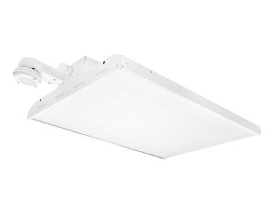 MaxLite BLHE3-170UF-40MS-C2 Blhe GEN3 170W 0-10V Dimming 120-277V Frosted Lens 4000K With Motion Sensor With White Cord And 277V Plug