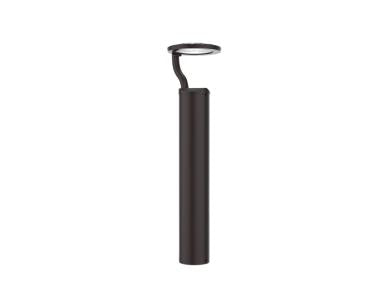 MaxLite BS130U-WCSB Bollard Round Single Stilt Leg Mount, 30/20/10W Selectable, 120-277V, CCT Selectable 3/4/5K, 42 Inches, Bronze