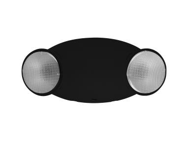 MaxLite EML-2HLHOSD Emergency Light LED, 2 Heads, Black, High Output, Self Diagnostic, Battery Backup