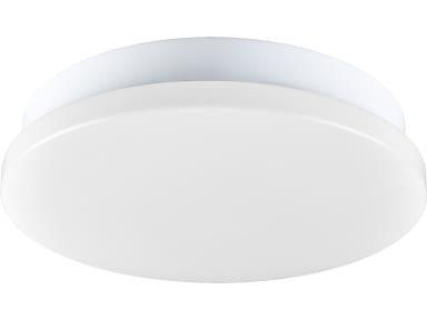 MaxLite FMP15V12WCSWN6EM Flush Mount Puff, 15 Inch, 12/18/24W, 120-277V 0-10V, 27/3/35/4/5K Watt CCT Select, Bluetooth Network, White, Battery Backup