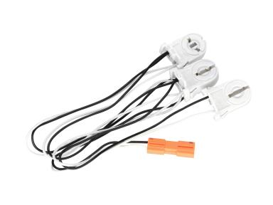 MaxLite G13KIT3T 3-LAMP Wiring Harness For LED T8 - Bypass UL TYPE-B. Wire Length 23IN