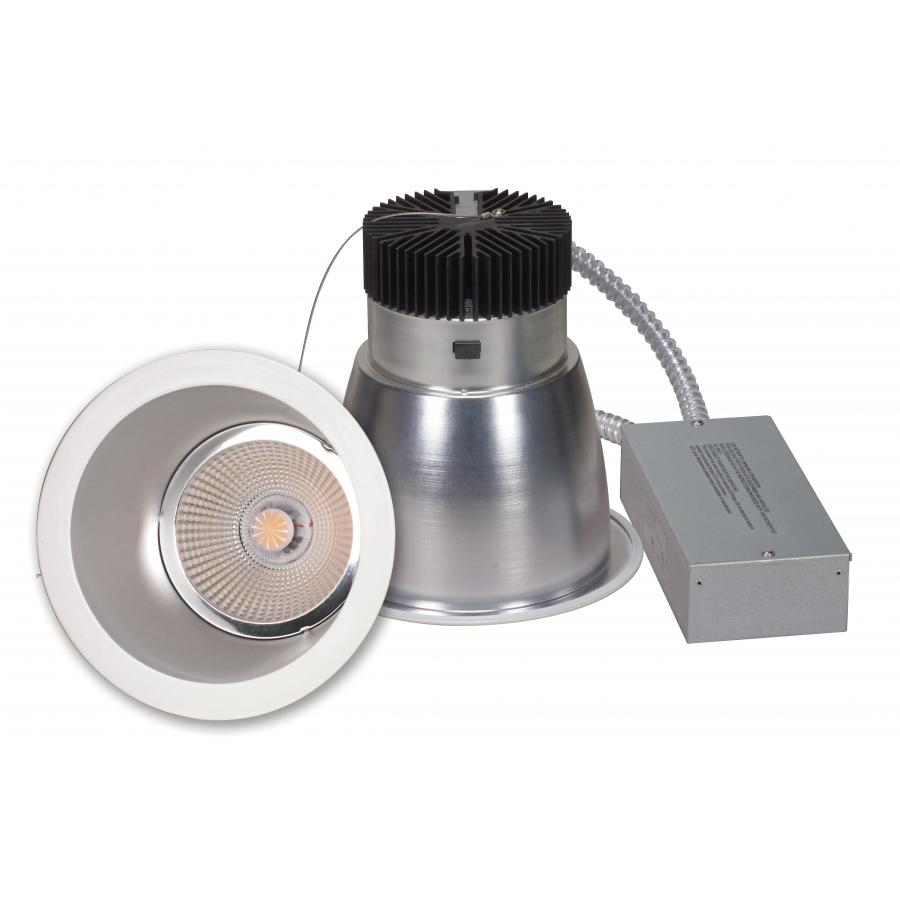 Satco S8706 Fixture 25W Commercial LED DL Retrofit - 6 In 4000K