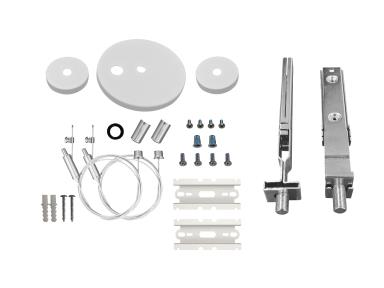 MaxLite LM2-TMTBRACKET L-MAX Gen 2 T-GRID Suspension Mount Bracket. Clip A (2PC), Clip B (2PC) + 4 Screws