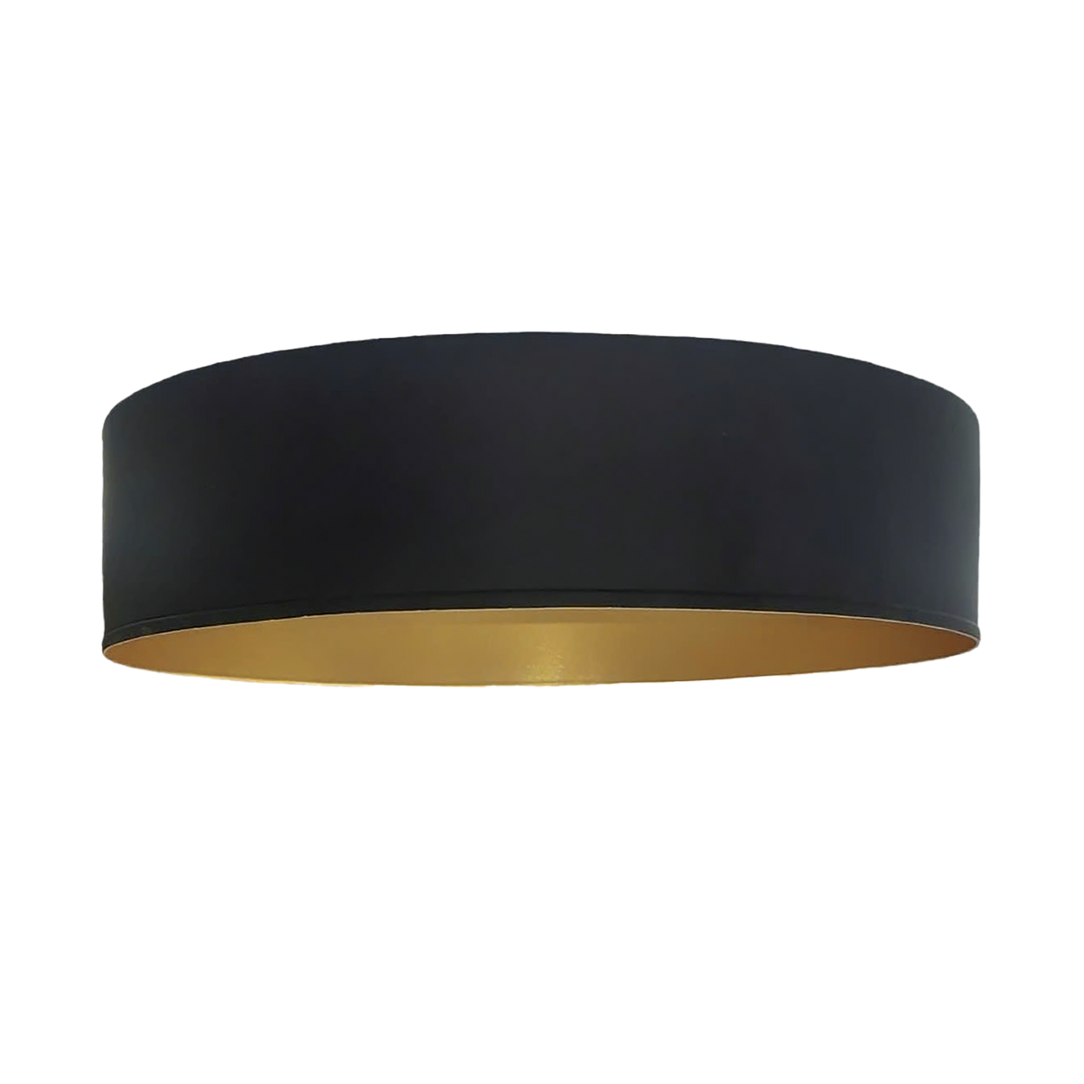 Luxrite LR23153 17" Decorative Flush Mount Interchangeable Canopy - Black/gold Finish