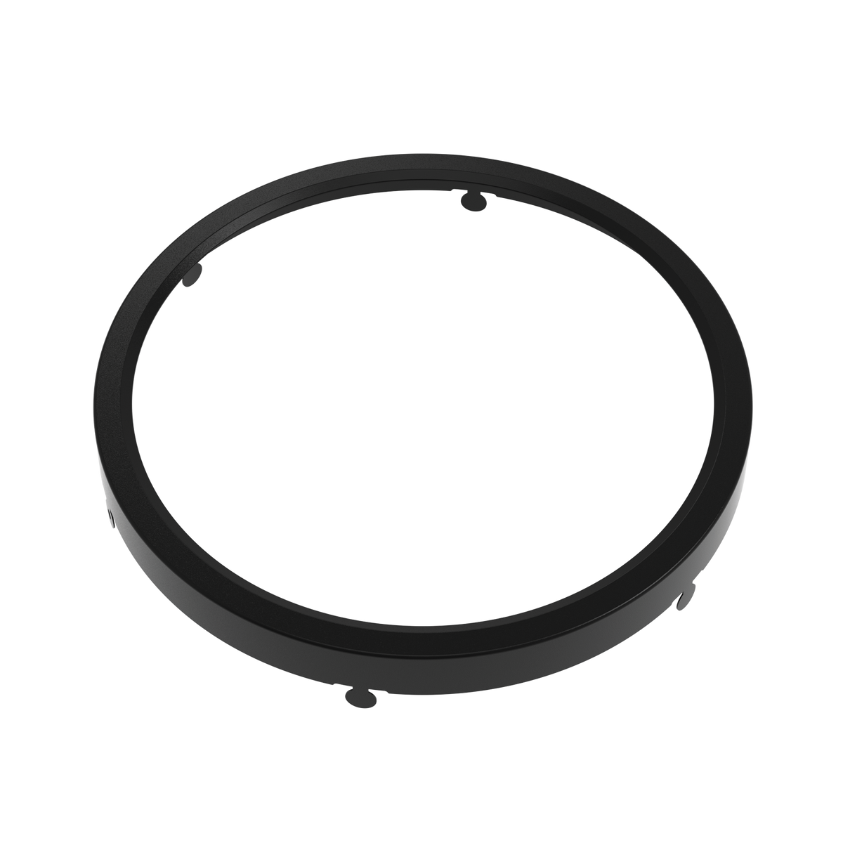 Luxrite LR23542 7" Slim Surface Mount Trim Black