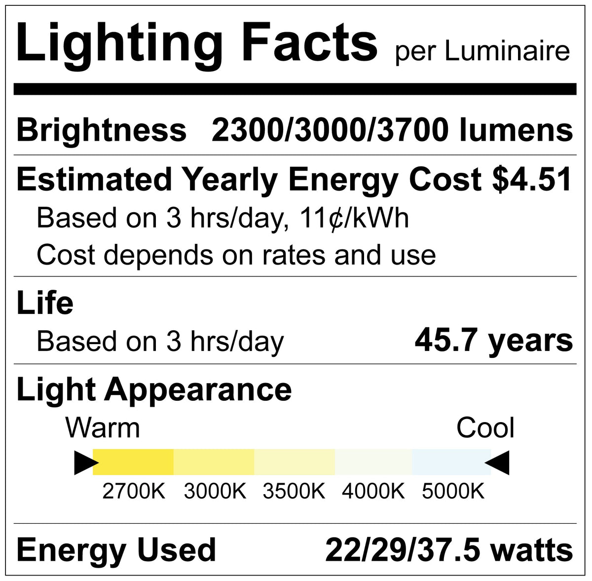 Luxrite LR23978 10" Commercial Downlight , Baffled, CCT & Wattage Selectable, Universal Voltage, Dual Dimming