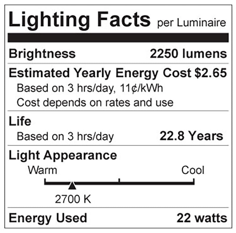 Luxrite LR21450 A21 22W 2700K LED Light Bulb